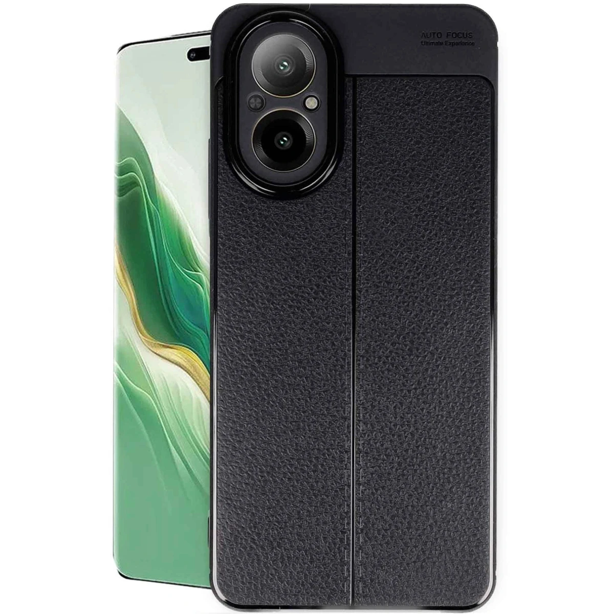 Realme 12 Lite Kılıf Auto Focus Kapak - Siyah