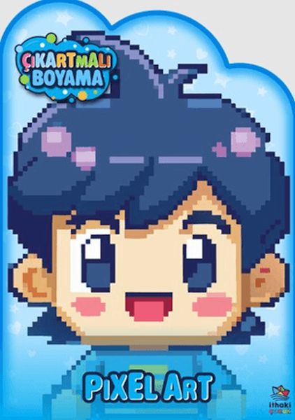 Pixel Art Zamanı - Çıkartmalı Boyama Kitabı