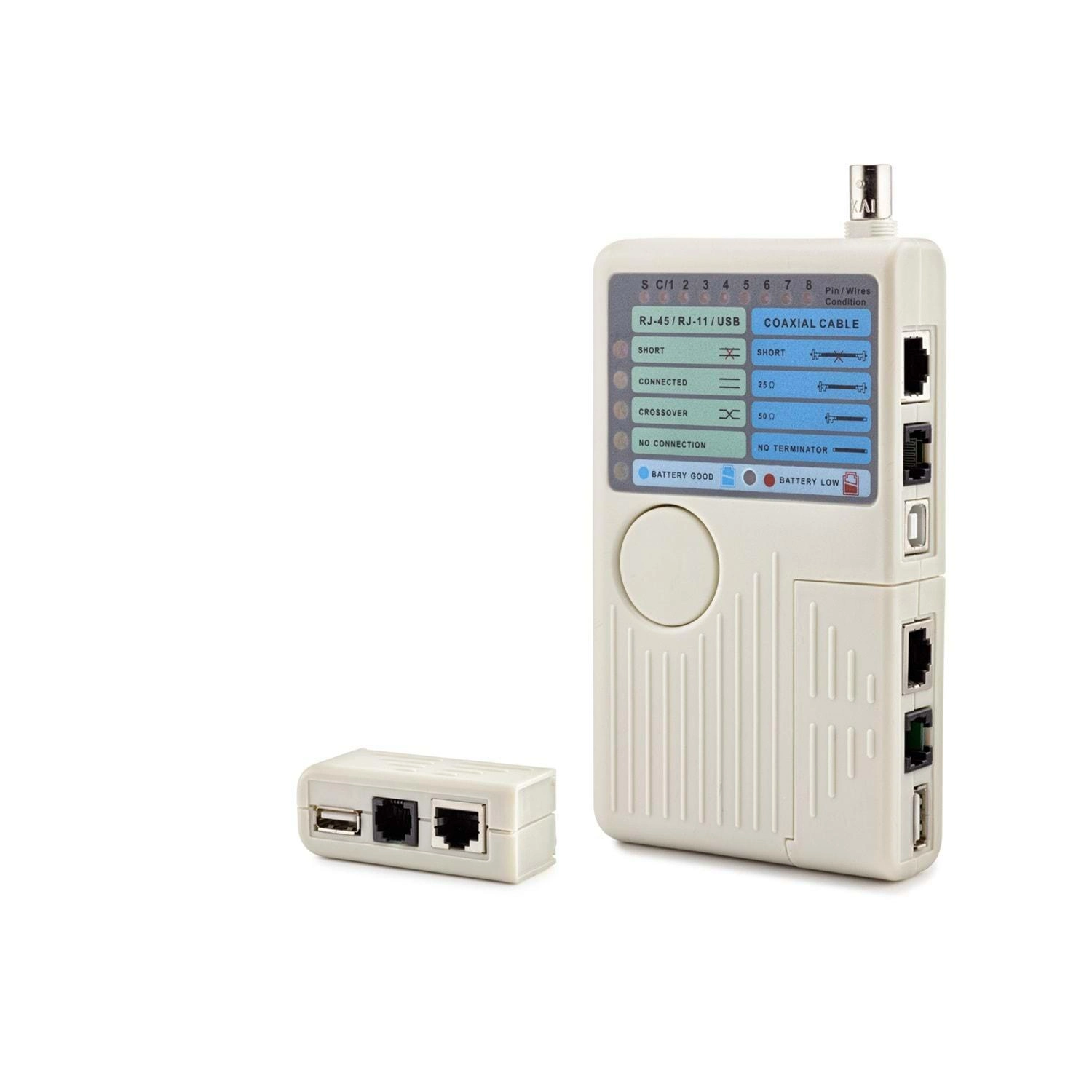 Test Cihazı RJ11 RJ45 BNC USB 1 Adet (Kablo Model)