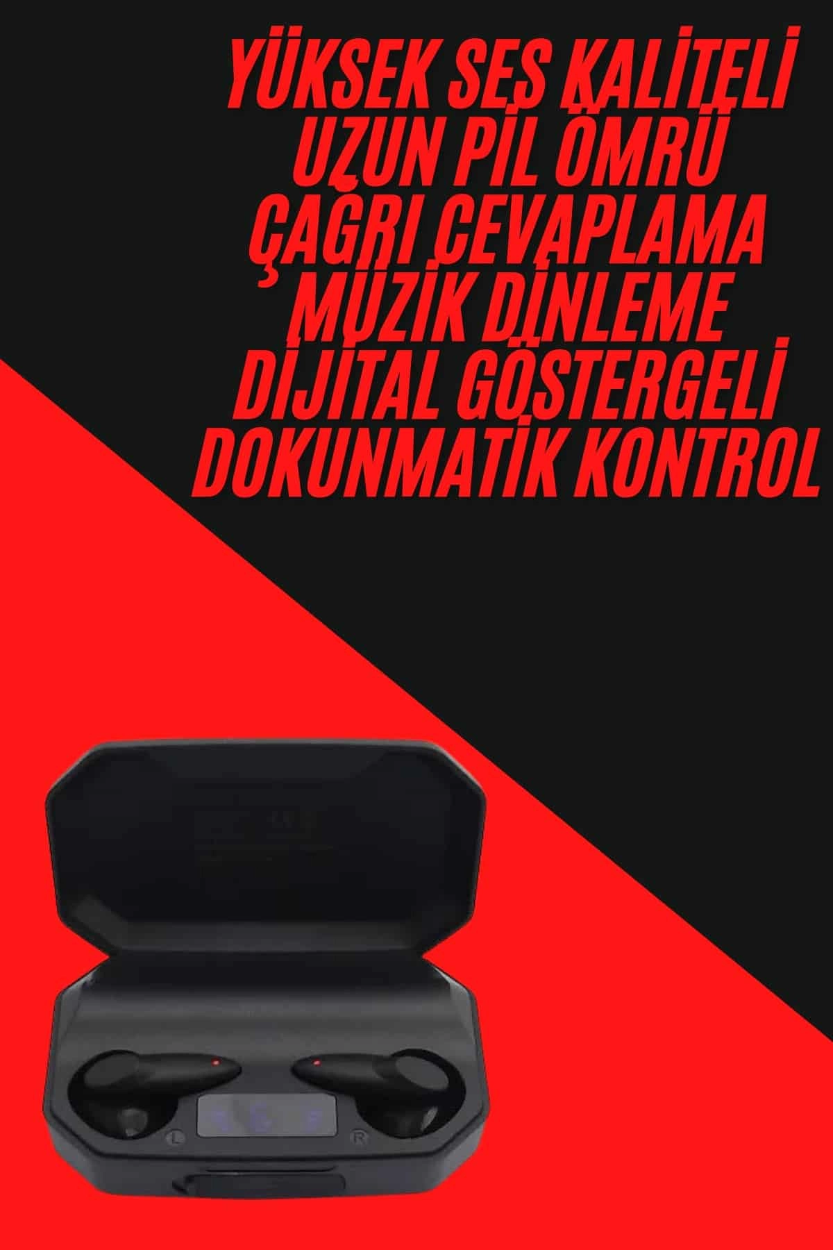Ergonomik Siyah Kulaklık HD Mikrofonlu 2 Adet Oyun ve Müzik