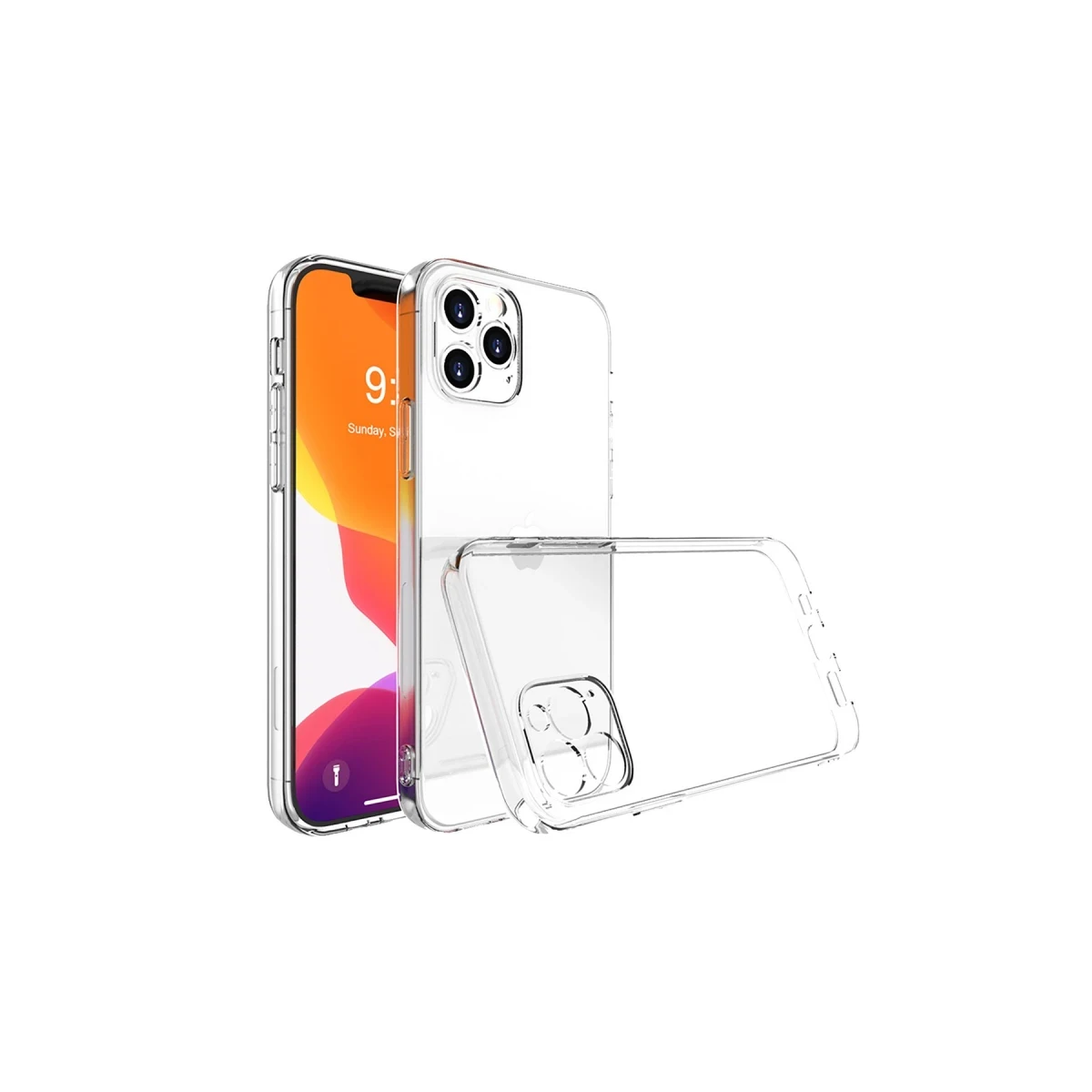 Apple iPhone 13 Pro Max Kılıf Lüx Şeffaf Silikon