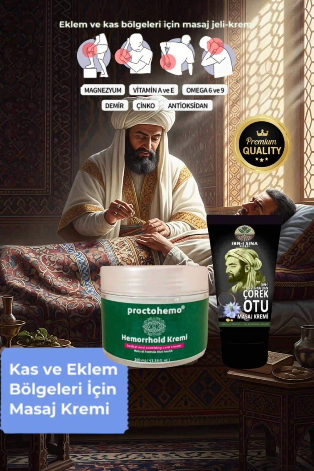 Süper Proctohemo 100 ml Kremi + Ibnisina Çörek Otu Kremi 50 ml