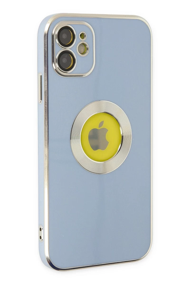 Apple iPhone 12 Uyumlu Kılıf Store Silikon - Sierra Blue