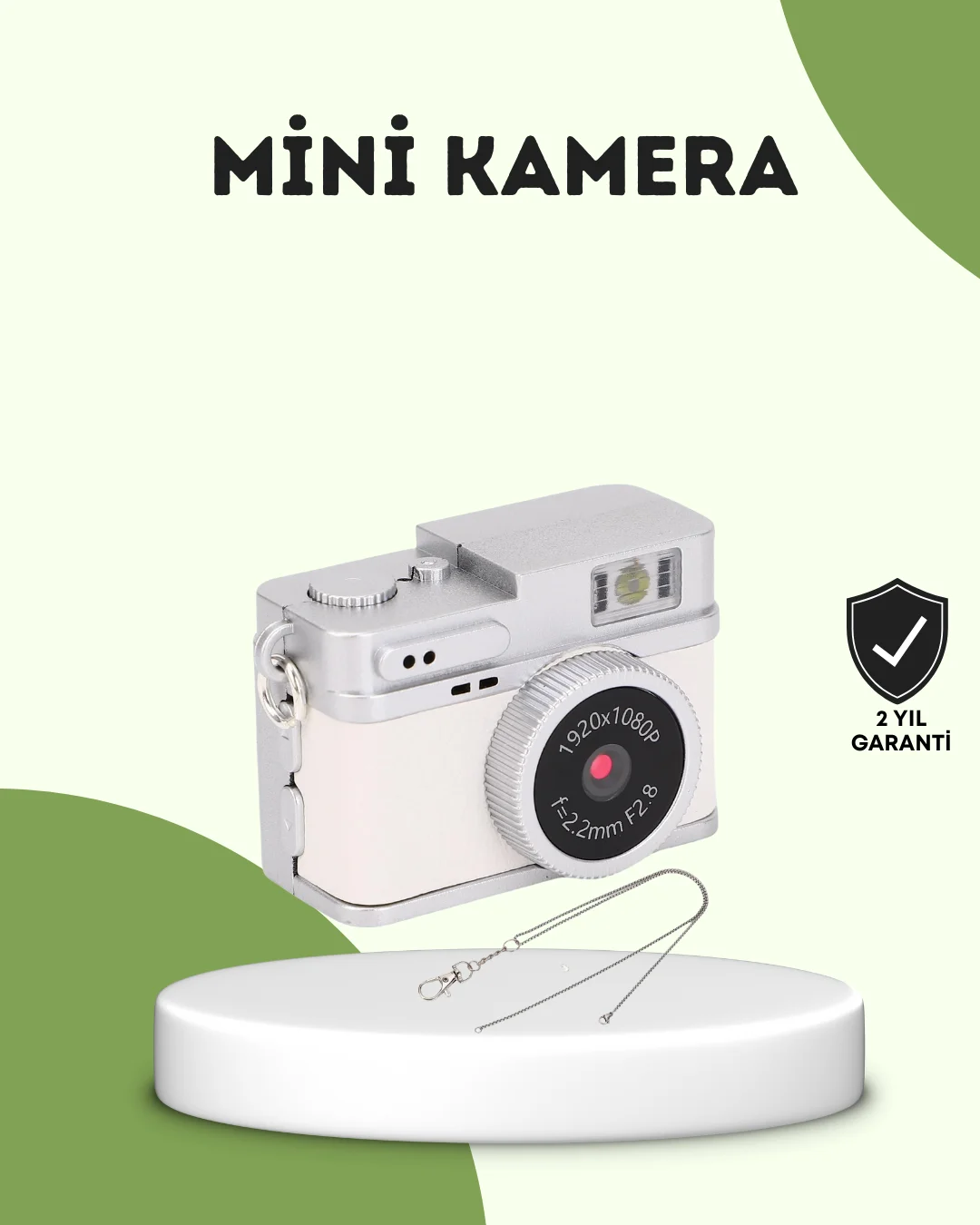 Mini HD Dijital Kamera 1080P Kordonlu Taşınabilir Retro Model
