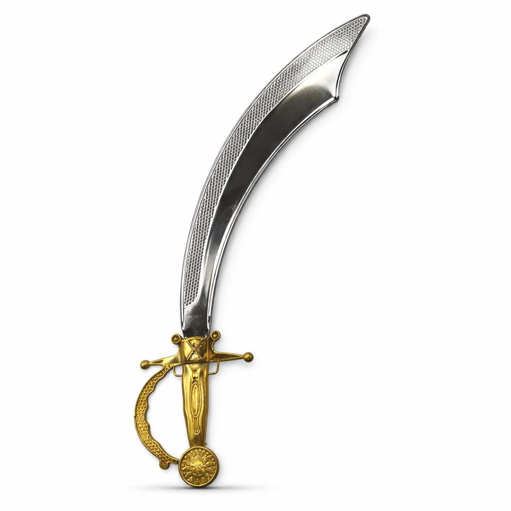 Korsan Temalı Parlak Metal Görünümlü 45 cm Kılıç