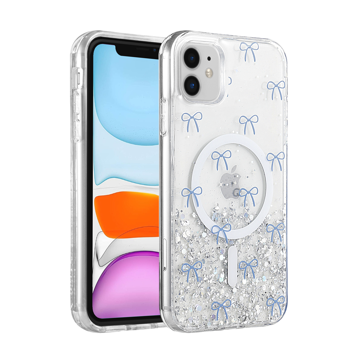 Onegif Apple iPhone 11 Misk Simli Magsafe Kapak - Desen 3