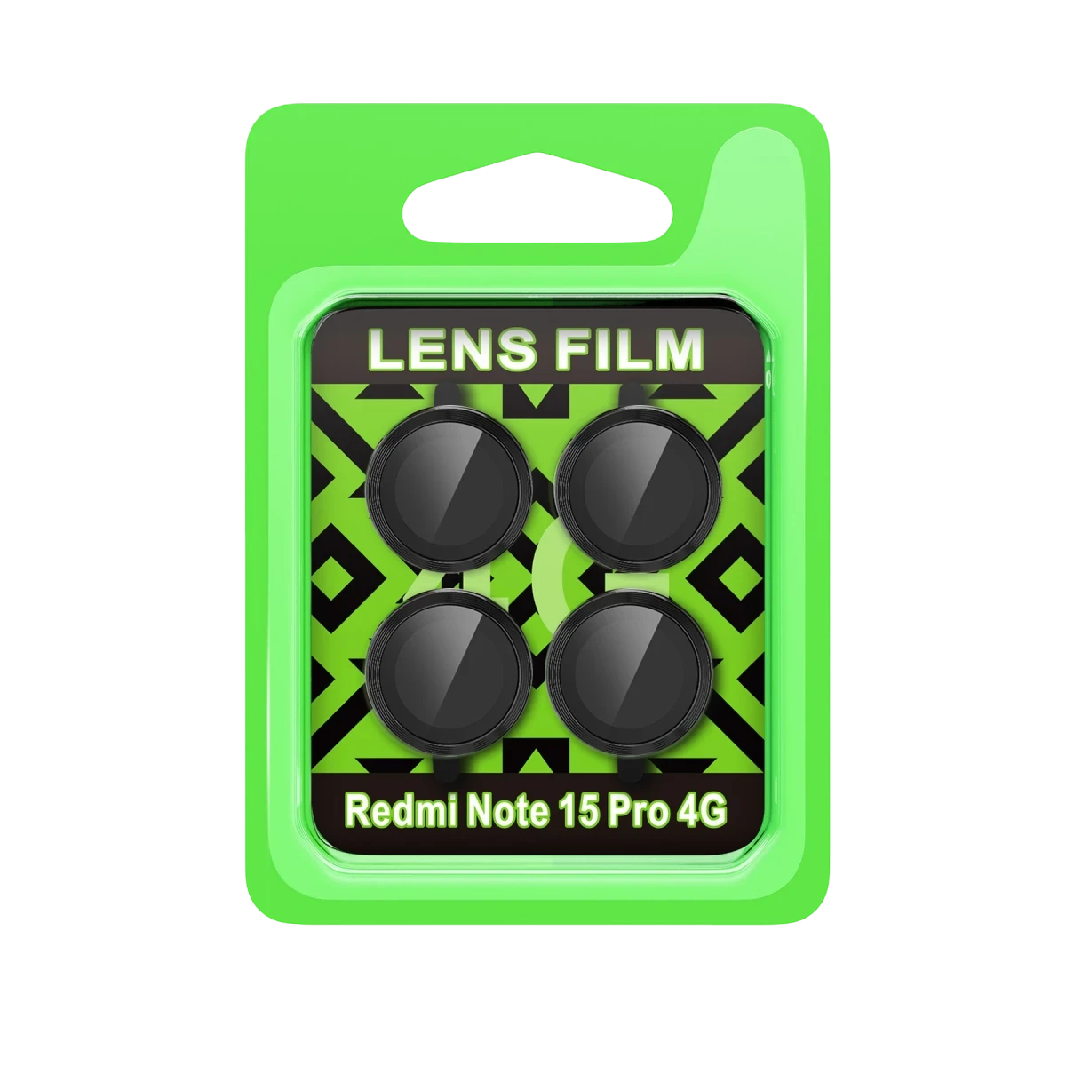 Xiaomi Redmi Note 15 Pro 4G Raze Metal Kamera Lens - Siyah