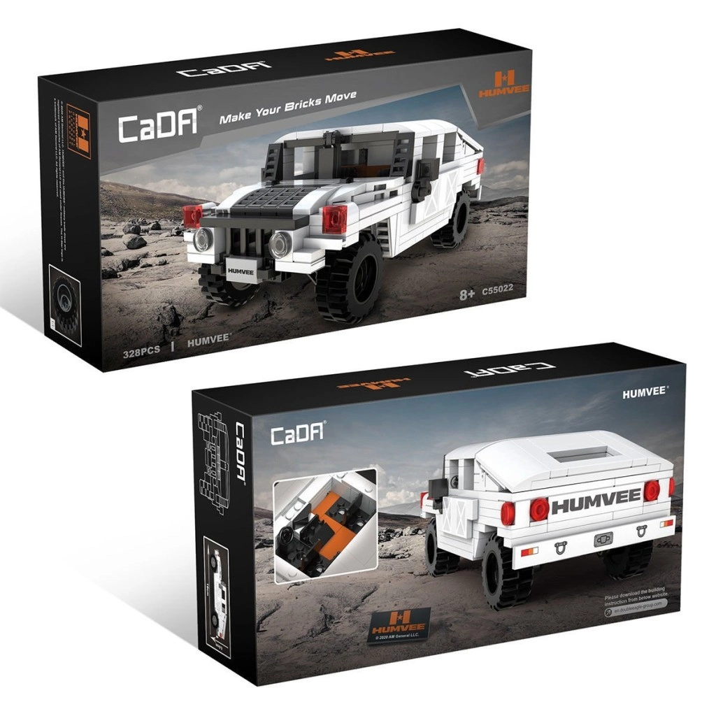 Humvee Jeep Blok Seti 328 Parça Vagon Life
