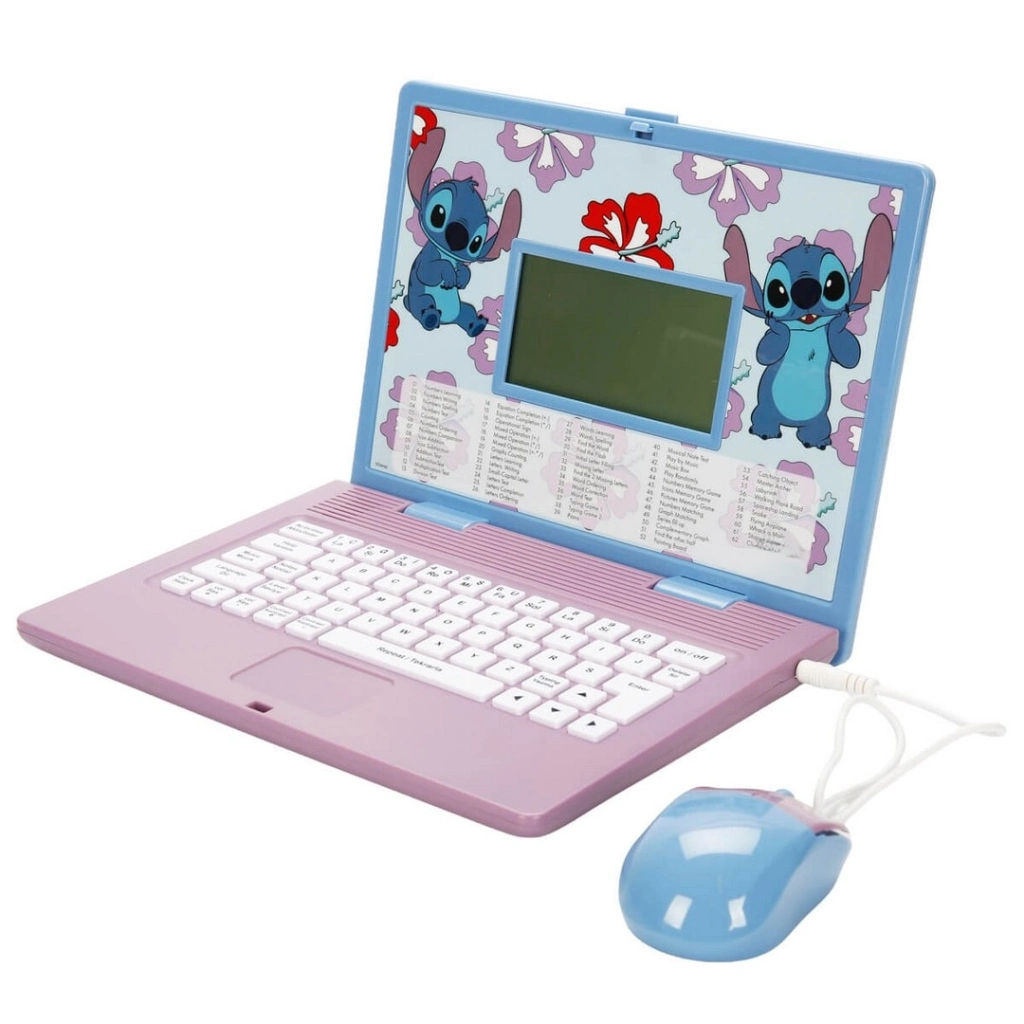 Eğlenceli Stitch İngilizce Türkçe Laptop 1 Adet