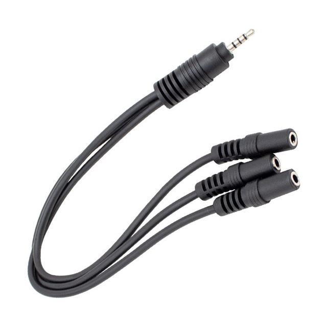 Kulaklık Mikrofon Çoklayıcı 3 Port 3.5 Mm Splitter Çevirici Dönüştürücü Adaptör PM-4871