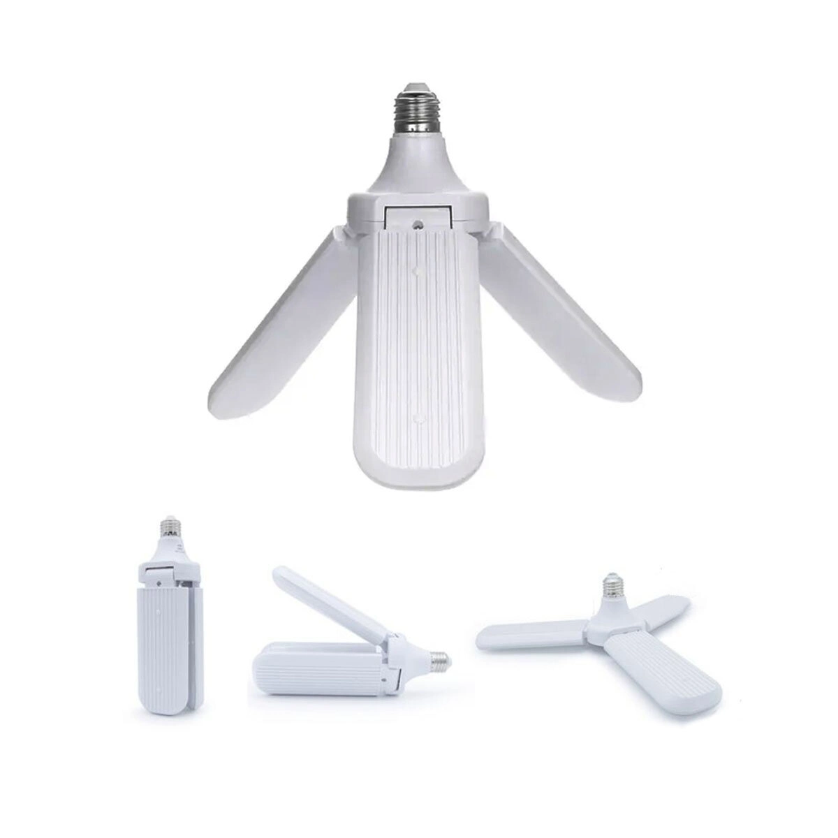 Şık 3 Kollu Pervane Beyaz LED Lamba Ampul 24W E27
