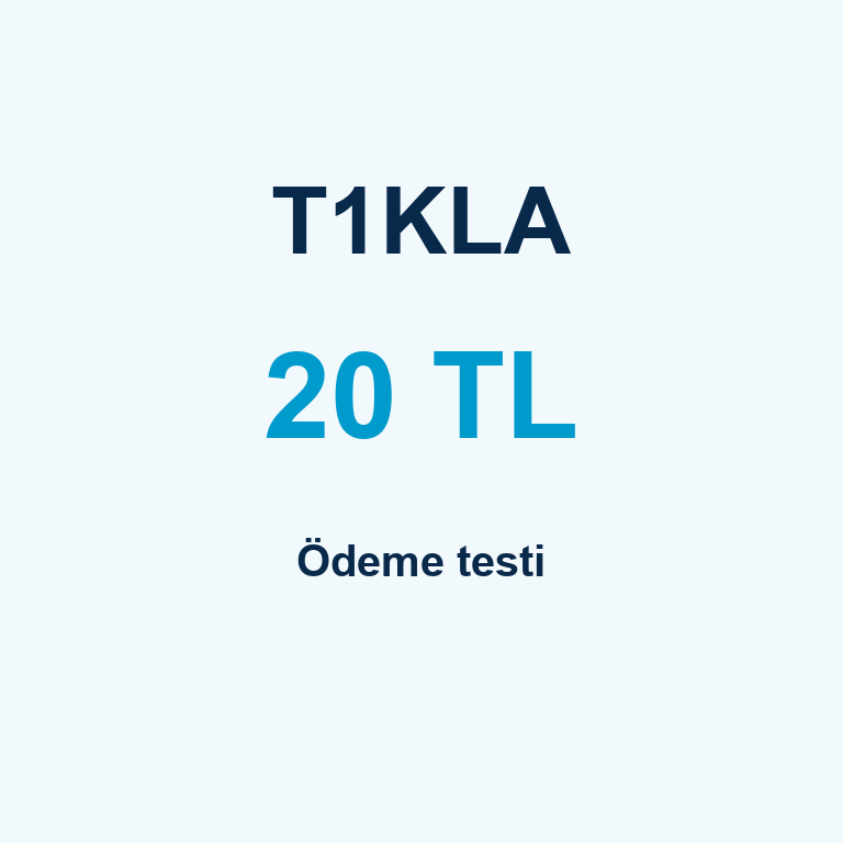20 TL ödeme testi